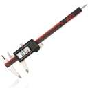 VINCA IP54 Grade Digital Caliper, DCLA-0605 6 Inch/150mm, Inch/Millimeter/Fraction Conversion, Stainless Steel, Large LCD Screen