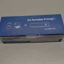 NDYIN Portable Printers Wireless for Travel, N80 Wireless Thermal Printer Bluetooth Inkless Printer Support 8.5" X 11" US Letter & A4, Compatible with iOS, Android, Laptop