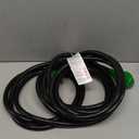 RVGUARD 30 Amp 25 Foot RV Extension Cord, Heavy Duty 10/3 Gauge STW Cord with LED Power Indicator and Cord Organizer, TT-30P/R Standard Plug, Green, ETL Listed (BLACK)