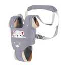 Baby Walking Harness Handheld Baby Walker Assistant Belt Adjustable Toddler Infant Walker Harnesses Standing Up and Walking Learning Helper with Detachable Crotch for 9-24 Month (Gray)