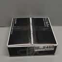 Set of 2 White Tall Linen Drum Lamp Shades Modern Lamp Shade 10" Top x 10" Bottom x 10" High (Spider) Medium Lampshade for Table & Beside Lamp  Lampshades Replacement By GO&SO