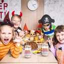 Whaline 2 Pack Groovy Halloween Drinking Glasses 16oz Spooky Ghost Pumpkin Flower Glass Cup Orange Pink Purple Iced Coffee Cup with Lid Straw for Cocktail Whiskey Beer Soda