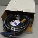 3/8" Pressure Washer Hose 25 FT, Commercial Industrial Grade Steel Wire Braided Kink Proof Extension Hose, Commercial Industrial Grade Steel Wire Braided Kink Proof Extension Hose 4500 PSI