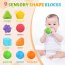 MINGKIDS Baby Toys 12-18 Months,Baby Sensory Fine Motor Skills Developmental Toys,Gifts for 6 9 12 18 Month Age 1 2 3 4 One Two Year Old Boys Girls Kids, multicolor