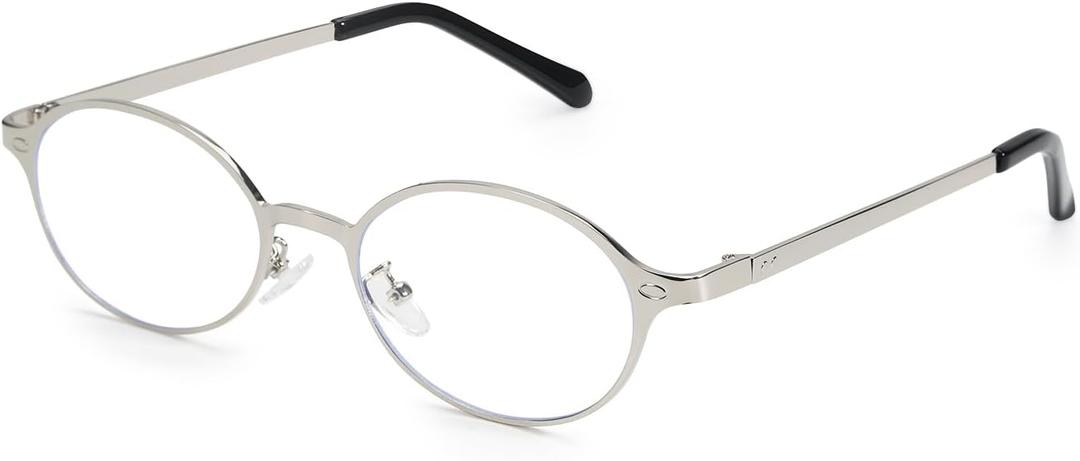 SODQW Blue Light Blocking Glasses for Women,Oval Glasses Frame non prescription Bluelight Glasses