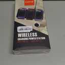 ZealSound Triple Wireless Charger,Charging Pad,Ultra Slim Fast 3x10W Charger Station for Multiple 3 Devices New Airpods Samsung Earbuds Mat Dock W/AC Adapter for All Wireless Charging Phones (Gray)