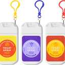 Toilet Spray for Poop Odor Eliminator, Travel Size Toiletries, Air Freshener Spray for Bathroom, Each 1 FL.OZ, 3 Pack, Lemon Lavender Peony Scent