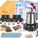 Candle Making Kit with Wax Melter, Making Supplies,DIY Arts&Crafts Gift for Kids,Beginners,Adults,Including 500w Electronic Stove,Wicks,Rich Scents,Dyes,Melting Pot,Candle tins