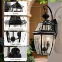 Outdoor Wall Lights, 20" Large Exterior Light, 2-Light Waterproof., 20.25inch-2Light
