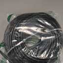HIRALLY 1/4 inch Blank Distribution Tubing, New Quick Drip Irrigation Parts, Black 98FT Drip Irrigation Hose
