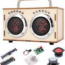 STEM Projects Kit for Kids & Adults Build Your Own Portable Wood Bluetooth Speaker Science Experiment Electronics Kit for Boys & Girls Ages 8-12 9 10 14 16-Chrome Graduation Gift