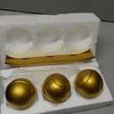 LCCCK Decorative Tray with Balls Set, Gold Decor Orbs TV Stand, Coffee Table Centerpiece, Elegant Orbs Decorative Balls for Dining Kitchen Console Fireplace Decor Centro De Mesa De Comedor