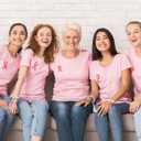 2 x Sureio Breast Cancer Awareness Party Favors for Women Beaded Bracelet Pink Ribbon for Charity Fundraiser Inspirational Gifts (Multicolor)