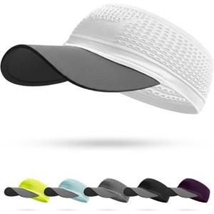 Lightweight&Breathable&4-Way Stretch Running Visor hat for Women Men, Portable Cool Sports hat for Spring Summer