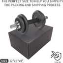 Shipping Boxes,60Pcs Black 12x9x4in Corrugated Cardboard Box