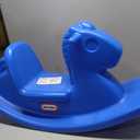 Little Tikes Rocking Horse Blue, 33.00 L x 10.00 W x 17.50 H Inches