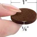 Felt Furniture Pads X-PROTECTOR - 48 Premium Floor Protector Chair Felts for Feet Wood Floors Best Hardwood Protect Your Hard Floors! (Brown) (48 PCS 1" Brown, Round)