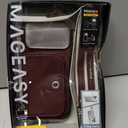 MAGEASY Pouch MagSafe Wallet Case for iPhone 17 Pro Max, Detachable Magnetic Crossbody Case with Strap Adjustable, Drop Protection Leather Purse Case, RFID Blocking Card Holder Coin Pocket (Burgundy)