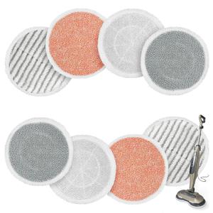 Upgraded 8 Pack Replacement Steam Mop Pads Kit Compatible with Shark S8201 S8001 S7001 S7201 S7000AMZ S7000 S7005 S7020 S7001C Series Steam & Scrub All-in-One Hard Floor Steam Mop