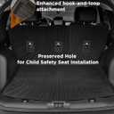 DrCarNow® Floor Mats Full Set for Ford Escape 2026 2025 2024 2023 2022 2021 2020(Not for Hybrid), Custom Fit All Weather TPE Liners with Cargo Mat & Backrest Protector for Car SUV Interior Accessories