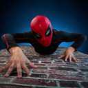 Spider-Man Marvel Legends Series Homecoming Electronic Expressive Mask, Premium Interactive Roleplay Gear for Adults