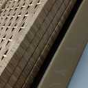 4 Panel Rattan Divider Short Room Partition Screen,Double Sided Folding Divider for Room Separation,Light Brown,47.2" H x 63" W