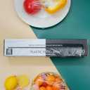 Plastic Food Wrap- 800 SQ. FT. BPA-Free, Includes Optional Slide Cutter, Extra Cling And No Mess, Clear