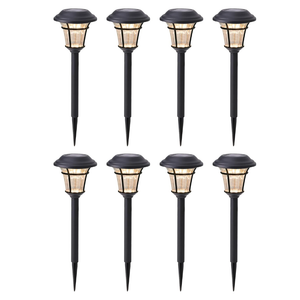 MAGGIFT 8 Pack Outdoor Solar Lights - Waterproof, Solar Pathway & Garden Lights for Yard & Patio, Solar Powered for Driveway