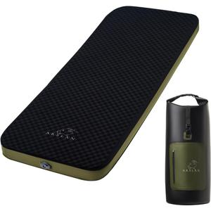 Self-Inflating Sleeping Pad 4" Memory Foam  Camping Mattress with Backpack | Extra Thick, Durable, Water-Resistant, Fast Setup for Outdoor, Hiking & Travel  Limited Stock Clearance