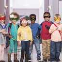 Superhero Masks for Kids Adults, 35pcs Costume Masks Cosplay Eye Masks Party Favors Supplies Birthday Decorations