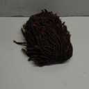 Short Layered Wavy Curly Wig with Bangs Brown Highlights Human Hair Pixie Cut Wig for Black Women Mixed Brown Color Daily Wear 1B/613/30#