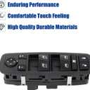 Front Left Driver Side Master Power Window Switch Replacement for 2009-2012 Dodge Ram 1500 2500 3500 Pickup Crew Cab Quad, OE Replace 4602863AD 4602863AB 4602863AC 901-473