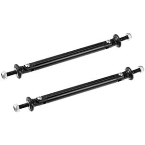 PARSLUCK 1pair 100mm 3.94" Splitter Support Rods Adjustable Front Rear Bumper Lip Splitter Strut Rod Tie Support Bars Fit Most Vehicle Black Stable