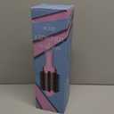 Hair Dryer Brush Blow Dryer in One, Upgraded 4 in 1 Hair Dryer and Styler Volumizer with Negative Ion Anti-frizz Ceramic Titanium Barrel Hot Air Hair Straightener Brush (Pink)