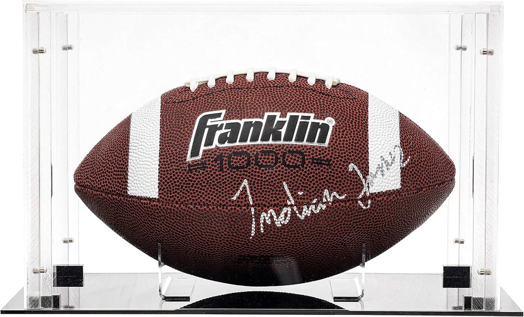Franklin Sports Display Case  Memorabilia  UV Protected  Sport Collectibles - Baseball - Batting Gloves - Basketball - Soccer Ball - Football