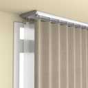 Silent Double Curtain Track Ceiling Mount 6'/8'/10'/12'/15', Wide 4" White Aluminum track Curtains Rail, Bedroom/Window/Hotel Drop Ceiling Curtains Tracks (without curtains & hooks) (Double, 8ft)
