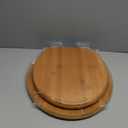 Toilet Seat, Solid Wood, Bamboo, High Gloss Finis, PIKLiDS (Round)