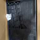 Rubbermaid Commercial Products 2-Shelf Utility/Service Cart, Medium, Lipped Shelves, Standard Handle, 500 lbs. Capacity, for Warehouse/Garage/Cleaning/Manufacturing/Maintenance