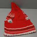 KYEESE Dog Christmas Sweater, Warm Turtleneck Dog Sweater for Medium Dogs Boy Girl with Snowflake Reindeer Pattern, Cozy Winter Doggie Knitwear with Leash Hole, Soft Pet Clothes, XX-Large (2XL (35-60lbs))