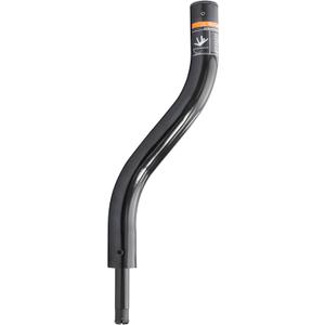 Kingpin Offset Post Boat Seat Swivel - Black Swivel Post for Yacht, Speedboat & Fishing Boat