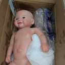 OtardDolls Reborn Baby Dolls Lifelike Reborn Baby Doll 17 Inch Full Body Silicone Baby Handmade Weighted Newborn Lifelike Baby Dolls Set for Children