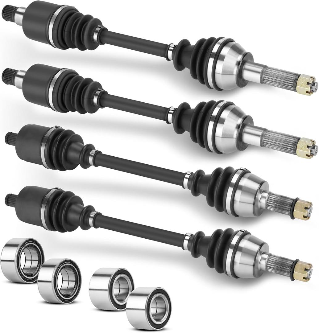 Rear & Front CV Axle with Wheel Bearings Set for Polaris RZR 800 2008-2014 EPS/LE, NOT FITS RZR S 800, RZR 4 800, Direct for 1332884 1332440 Left/Right Drive Shaft Rear & Front CV Axle with Wheel Bearings Set for Polaris RZR 800 2008-2014 EPS/LE, NOT FITS RZR S 800, RZR 4 800, Direct for 1332884 1332440 Left/Right Drive Shaft