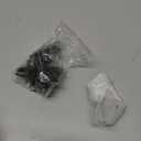 Honoson 16 Pcs Self Adhesive Caster Wheels Appliance Rollers Appliance Sliders for Kitchen 360° Swivel Universal Wheel Mini Small Kitchen (Clear Black with 1 Steel Ball Style)