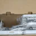 Drive Medical Splash Defense Tub Transfer Bench for Bathtub with Curtain Guard Protection, White