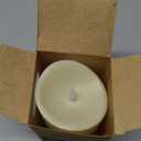 Flameless LED Candle Battery Operated, 5 x 3 Flickering Electric Pillar Candle Real Wax Finish, Safe Fake Candles for Home Decor, Wedding, Christmas DecorationsParty Centerpiece