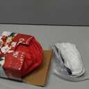 4FT Giant Merry Christmas Inflatables Outdoor Decorations Blow Up Cute Christmas Decor Built-in LED Xmas Yard Outside Indoor Party Lawn Garden Porch Lawn Holiday(4FT Merry Christmas Ball)