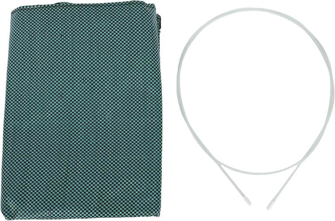 Buachois Leaf Collector Bag, Dustpan Type Yard Waste Bag for Leaves Lawn Debris Grass Clippings, Reusable Garden Leaf Bag with PP Non Woven Fabric, Large Capacity Outdoor Cleaning (150L)