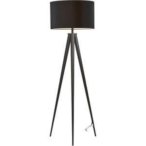 Director Floor Lamp, 48.5"Hx18"W, Black