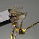 30-Piece Gold Silverware Set, Flatware Set for 6, Food-Grade Stainless Steel Cutlery Set, Includes Spoons Forks Knives, Kitchen Cutlery for Home Office Restaurant Hotel