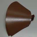 Qualirey 2 Pack 21.5 Inch Metal Squirrel Proof Baffle for 4 x 4 Posts Wrap Around Guard for Bird Feeder Pole to Deter Squirrels (Brown)